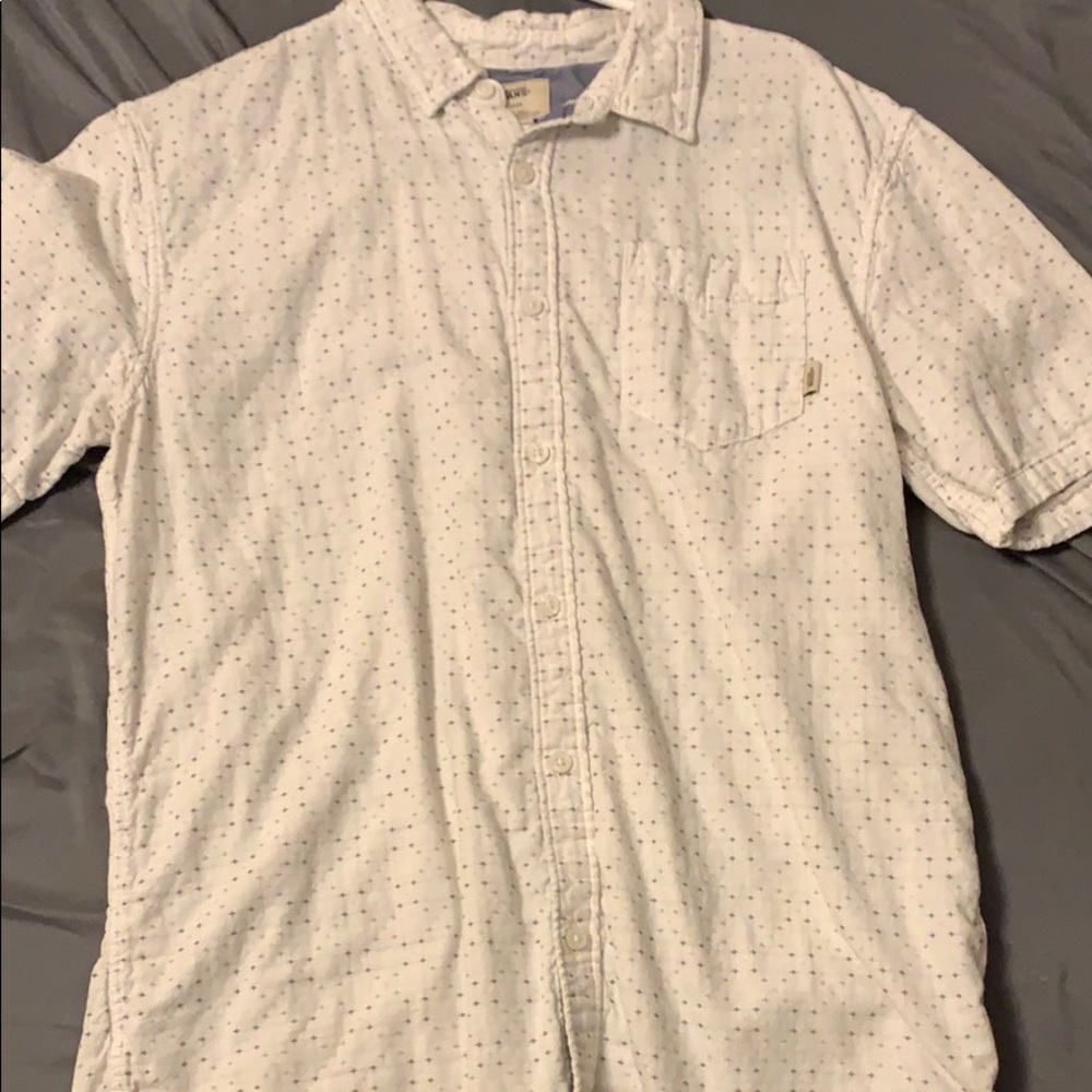 Large white vans dress shirt